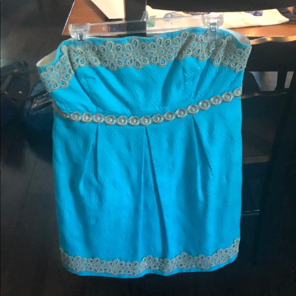 Lilly Pulitzer strapless dress